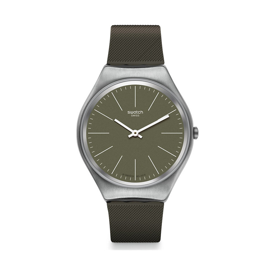 Swatch Unisexuhr SYXS116 Edelstahl
