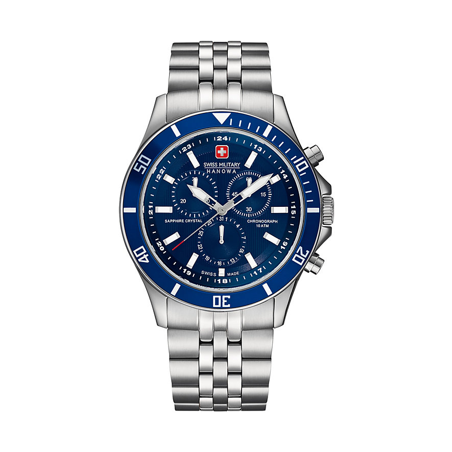 Swiss Military Hanowa Herrenuhr 06-5331.04.003 Edelstahl