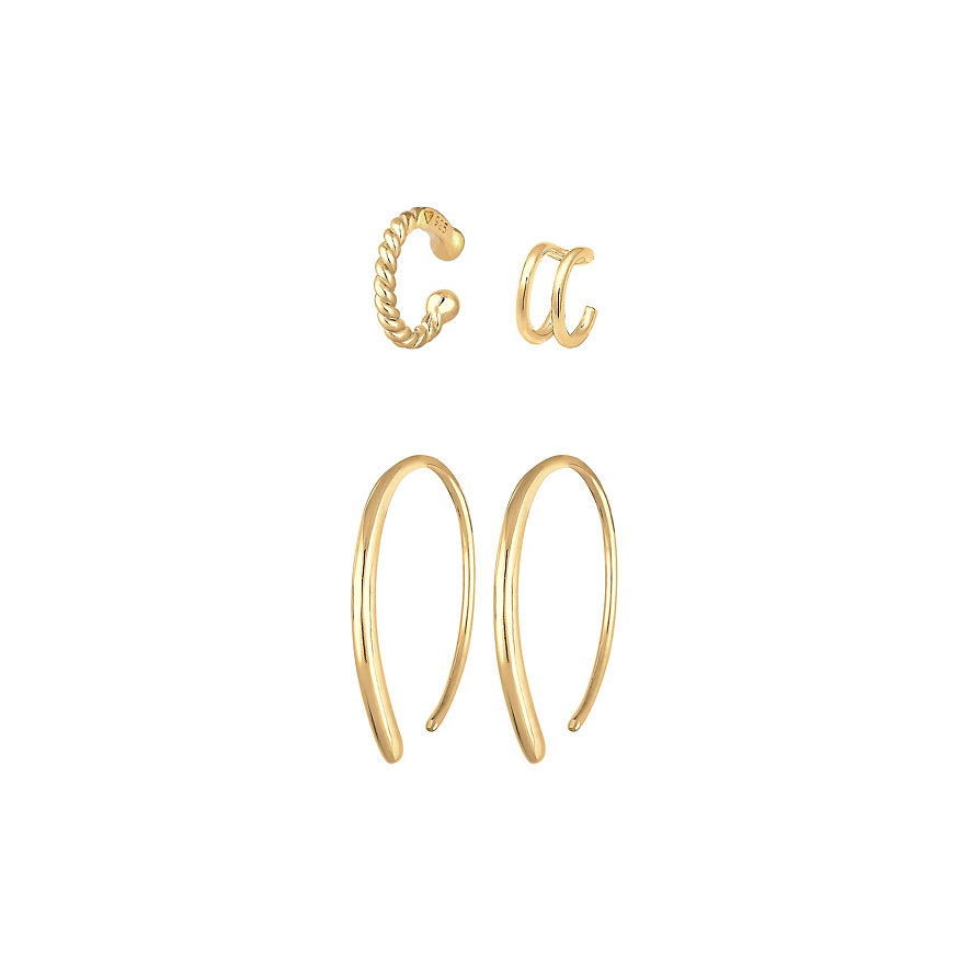 Elli Boucles d'oreilles 0306352419 925 Argent