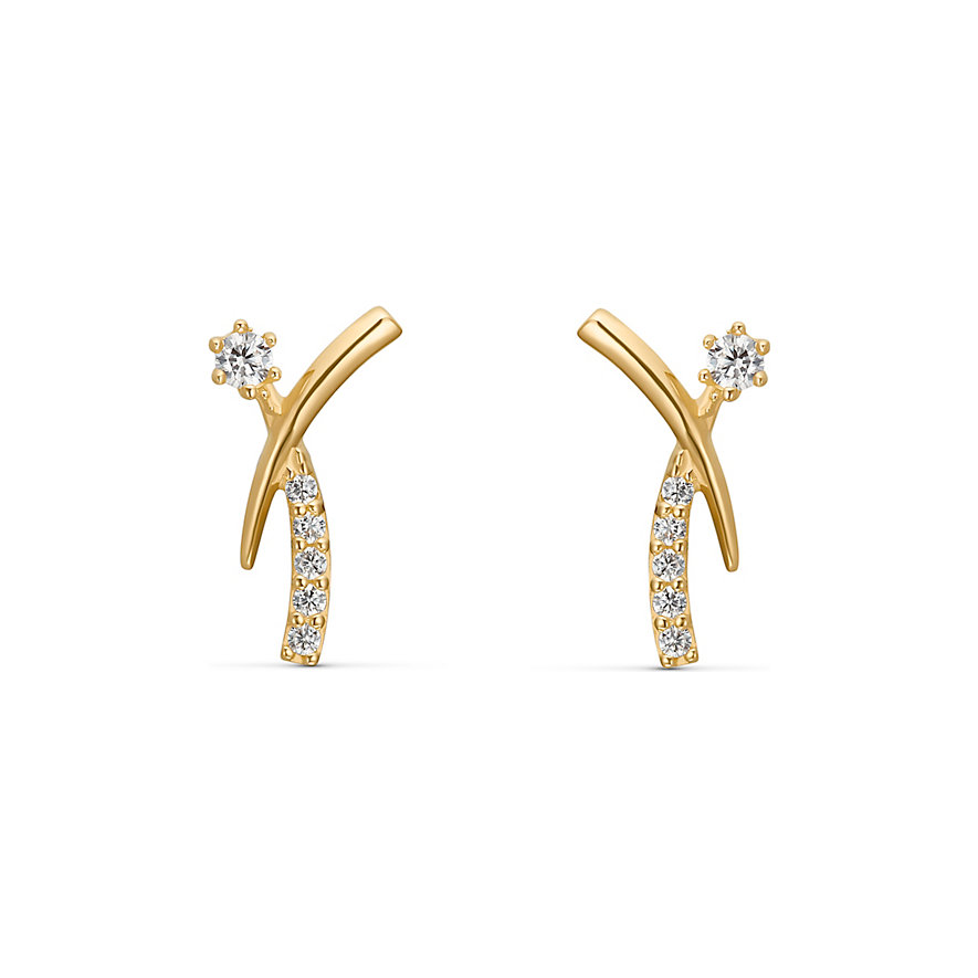 FAVS Ohrstecker 87405338 585er Gelbgold