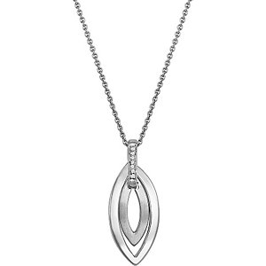 CHRIST Silver Diamonds Collier