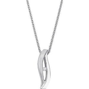 CHRIST Silver Diamonds Collier