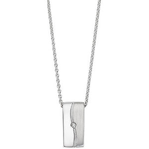 CHRIST Silver Diamonds Collier