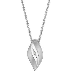 CHRIST Silver Diamonds Collier