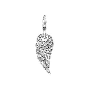 JETTE Charms Angelwing mit Zirkonia