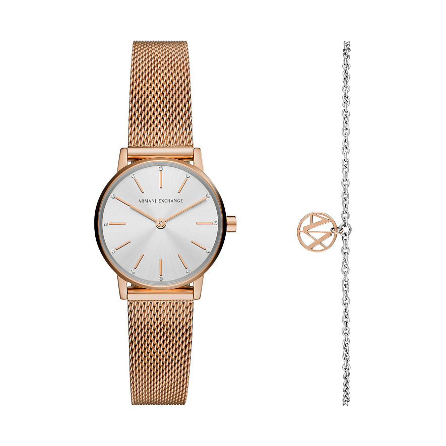 Armani Exchange Horloge-set AX7121 altijd gescherp geprijsd bij VALMANO.nl