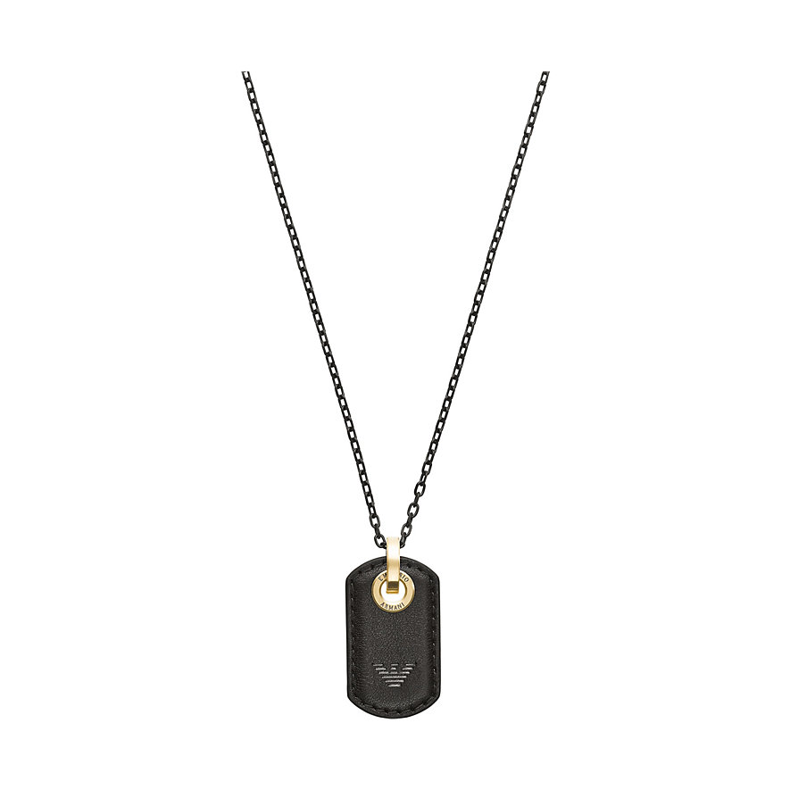 

Armani Kette EGS2706710 Edelstahl, Leder