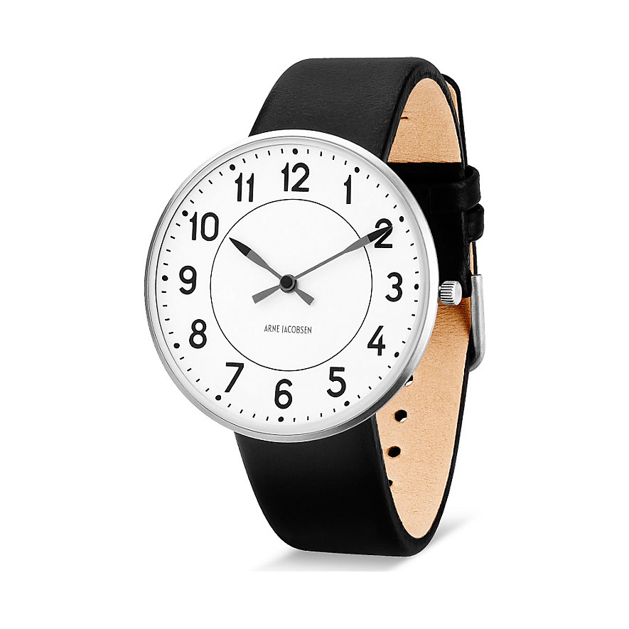 Arne Jacobsen Herrenuhr Station 53402 Arne Jacobsen Herrenuhr Station 53402