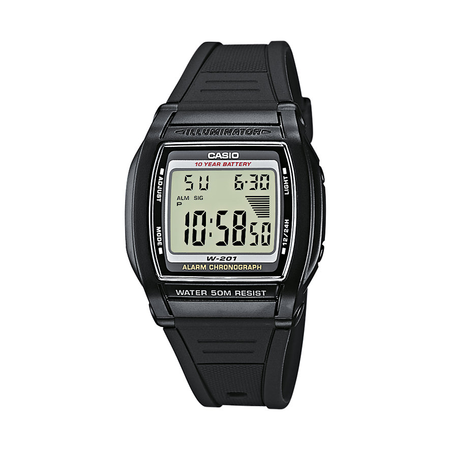 Casio Collection Herrenchronograph W-201-1AVEF Casio Collection Herrenchronograph W-201-1AVEF