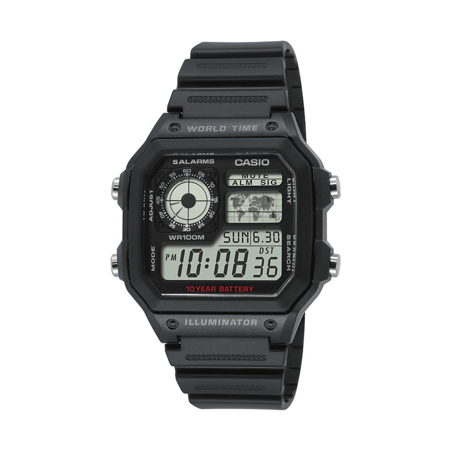 Casio Collection Herrenuhr AE-1200WH-1AVEF Casio Collection Herrenuhr AE-1200WH-1AVEF