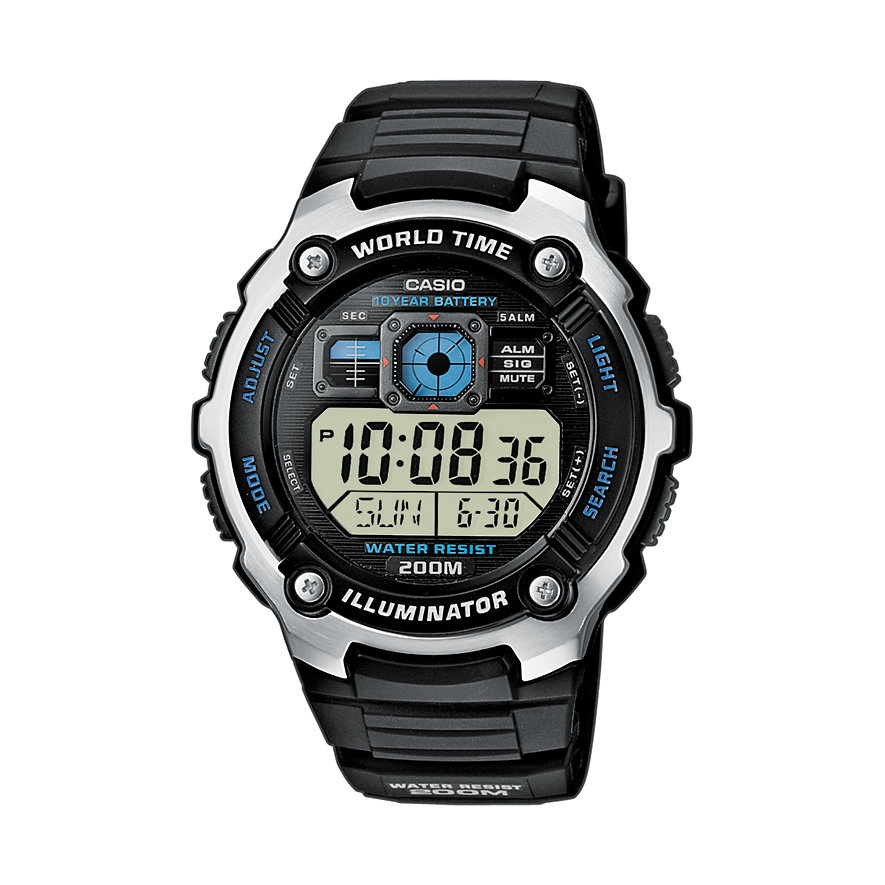 Casio Collection Herrenuhr AE-2000W-1AVEF Casio Collection Herrenuhr AE-2000W-1AVEF