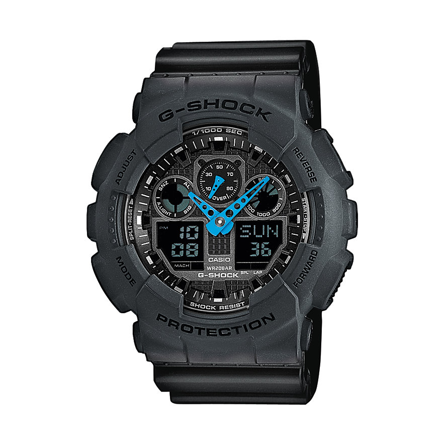 Casio G-SHOCK Classic Herrenchronograph GA-100C-8AER Casio G-SHOCK Classic Herrenchronograph GA-100C-8AER