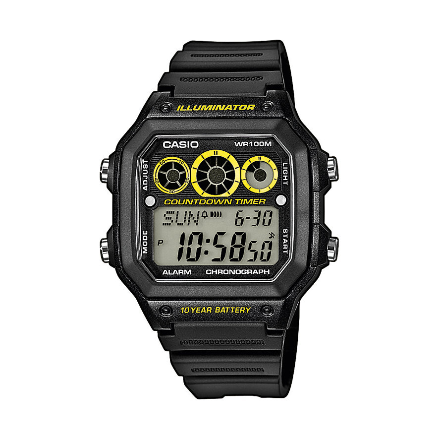 

Casio Herrenuhr Casio Collection AE-1300WH-1AVEF Resin