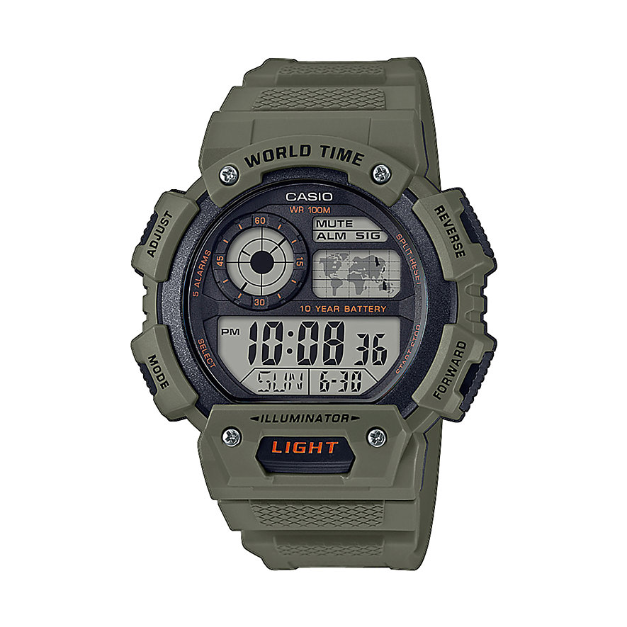 Casio Herrenuhr Casio Collection AE-1400WH-3AVEF Casio Herrenuhr Casio Collection AE-1400WH-3AVEF