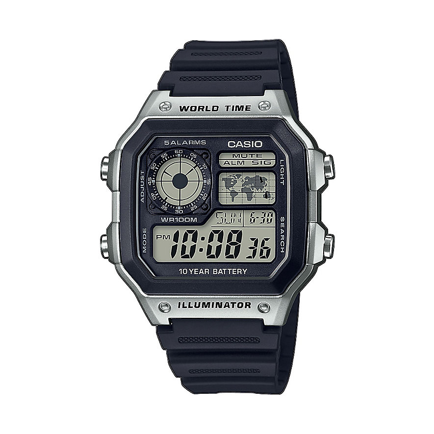 

Casio Herrenuhr CASIO Collection Men AE-1200WH-1CVEF Resin