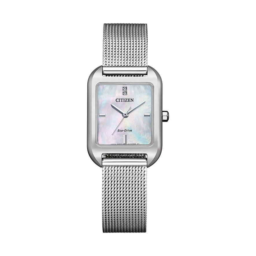 

Citizen Damenuhr Elegant EM0491-81D Edelstahl, Edelstahl