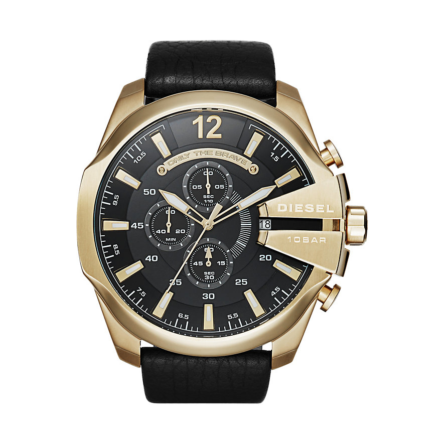 Diesel MS9 Men Watch Black | Chronograaf | fashionette