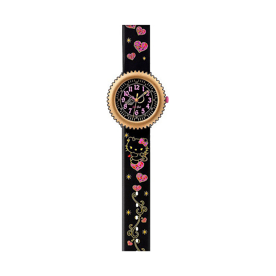 Flik Flak Kinderuhr Hello Kitty Devilish FFL006 Flik Flak Kinderuhr Hello Kitty Devilish FFL006