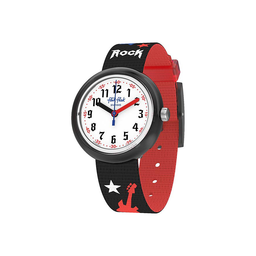 Flik Flak Kinderuhr Lets Rock FPNP051 Flik Flak Kinderuhr Lets Rock FPNP051