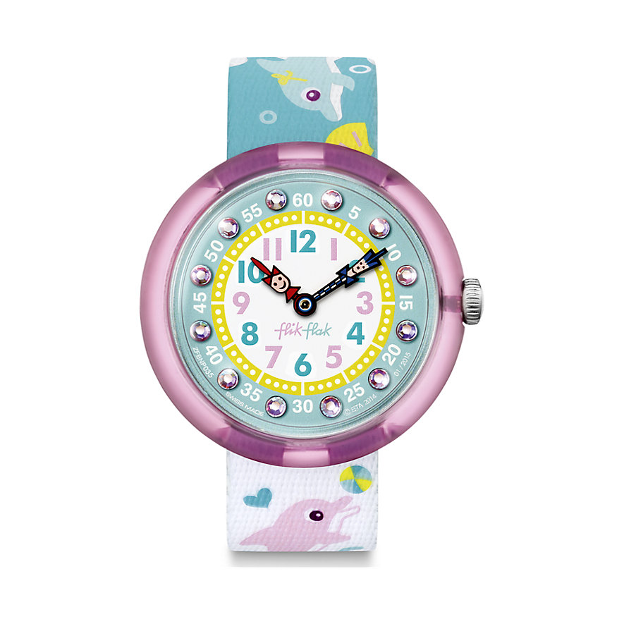 Flik Flak Uhr Splashy Dolphins FBNP035 auf CHRIST.de kaufen