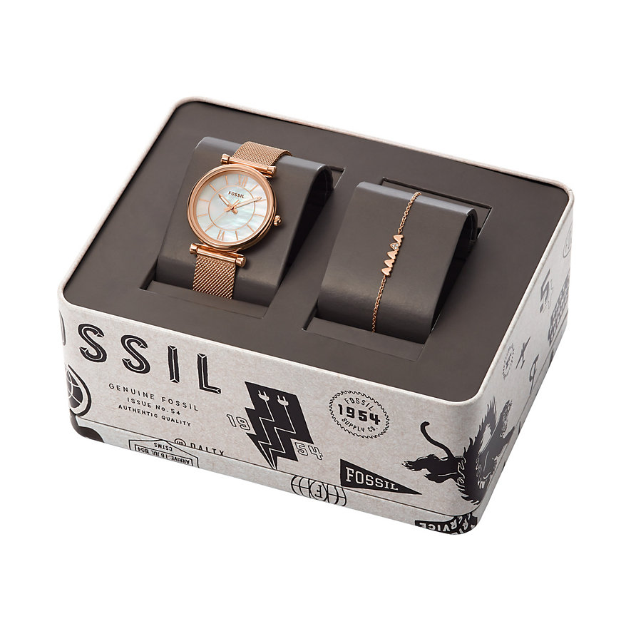 Fossil Uhren-Set Carlie ES5058SET für nur 86,38€ inkl. Versand statt 115,13€