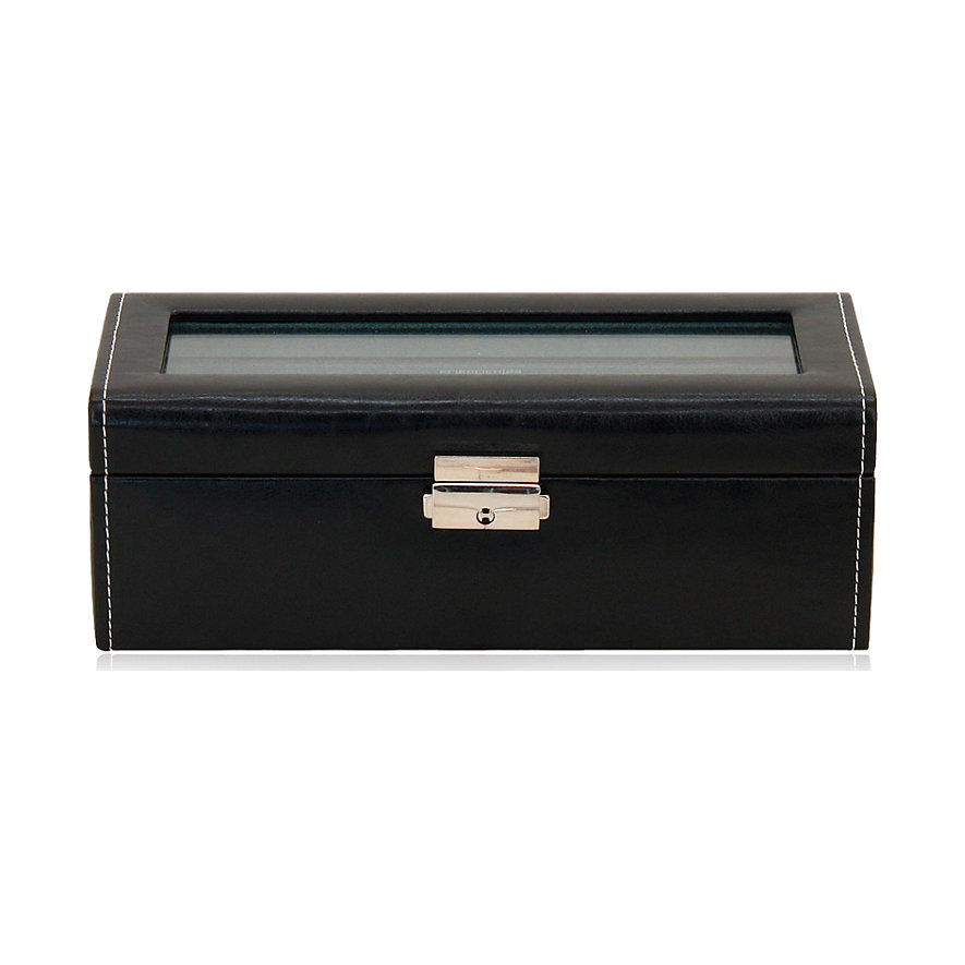 Friedrich Uhrensammelbox Uhrenbox Bond 4 Schwarz 70021/384 Friedrich Uhrensammelbox Uhrenbox Bond 4 Schwarz 70021/384