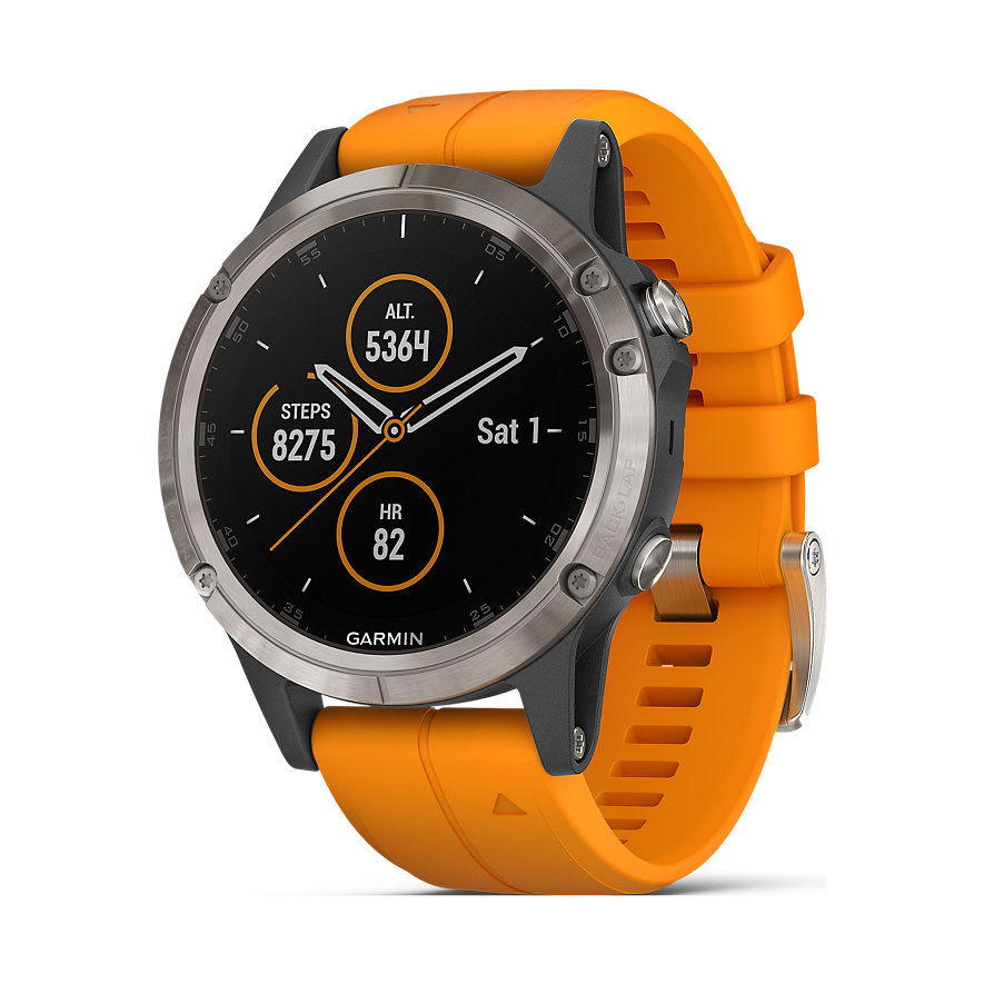 Garmin Smartwatch Fenix 5 Plus Sapphire Titanium 40-36-1359 Garmin Smartwatch Fenix 5 Plus Sapphire Titanium 40-36-1359