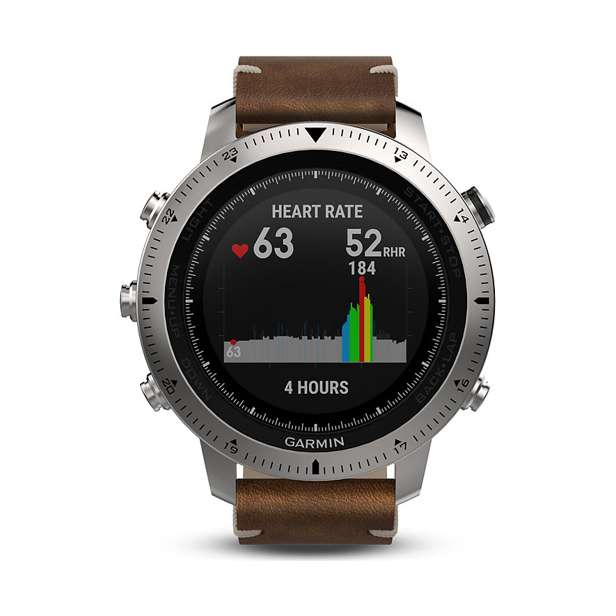 Garmin Smartwatch Fēnix Chronos Leder 40-27-5220 Garmin Smartwatch Fēnix Chronos Leder 40-27-5220