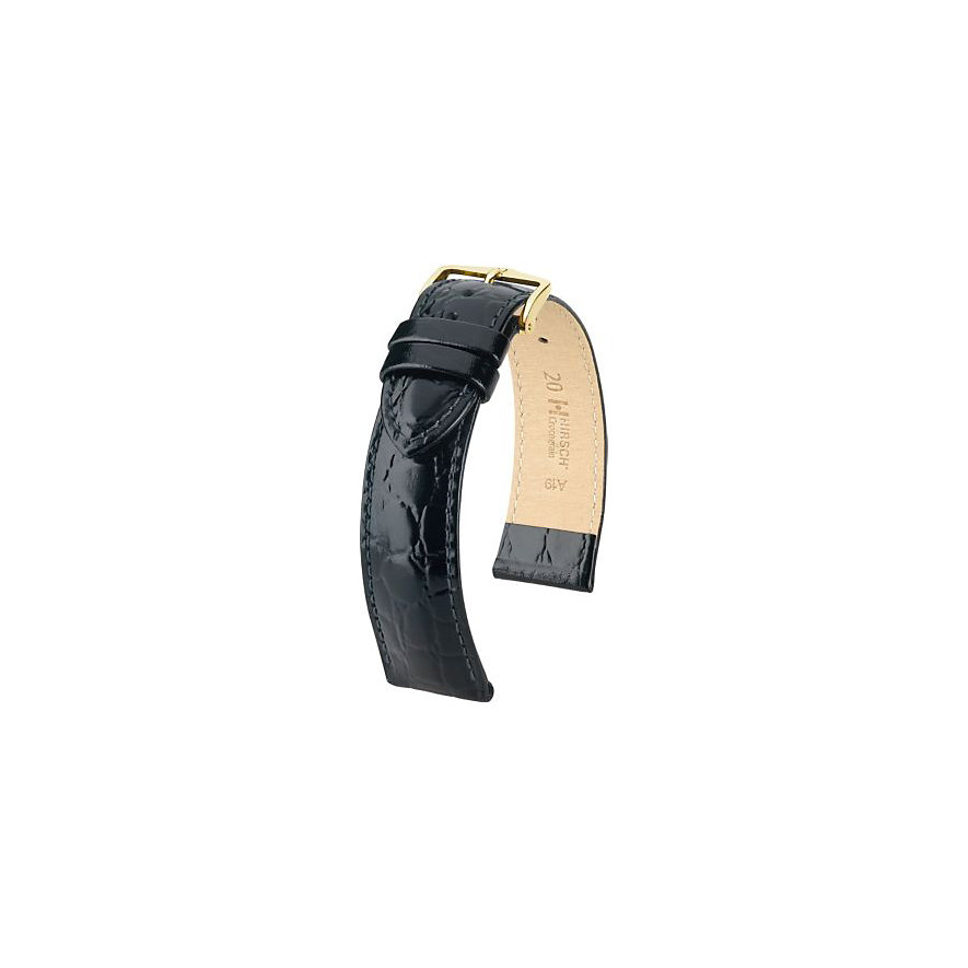 Hirsch Uhrenarmband Leder Crocograin 12302850110 Hirsch Uhrenarmband Leder Crocograin 12302850110