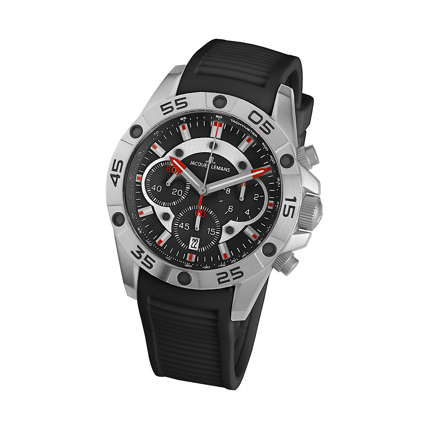 

Jacques Lemans Chronograph 1-1773A Edelstahl