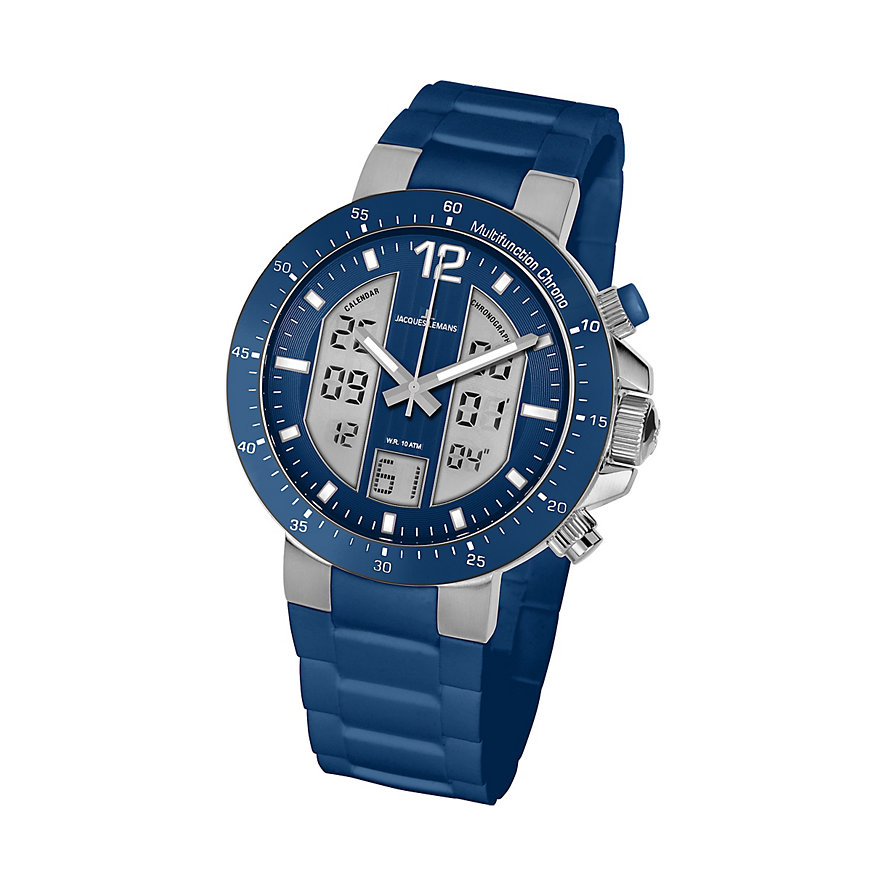 

Jacques Lemans Herrenuhr 1-1726C Edelstahl