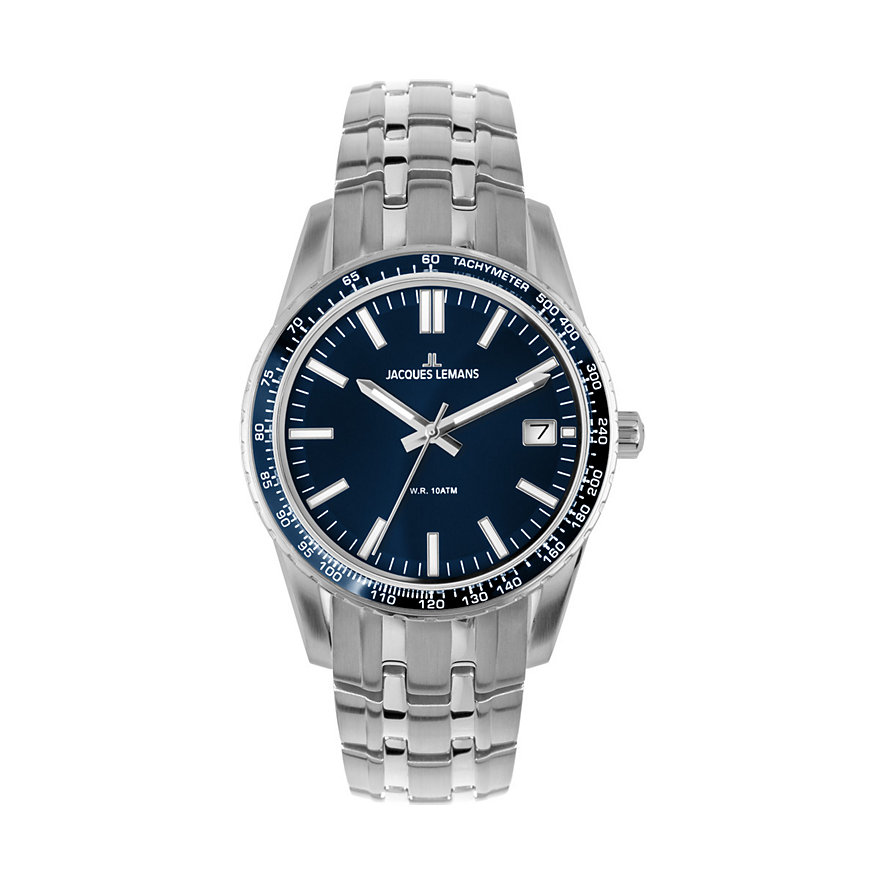 

Jacques Lemans Herrenuhr Sport 1-2022I Edelstahl