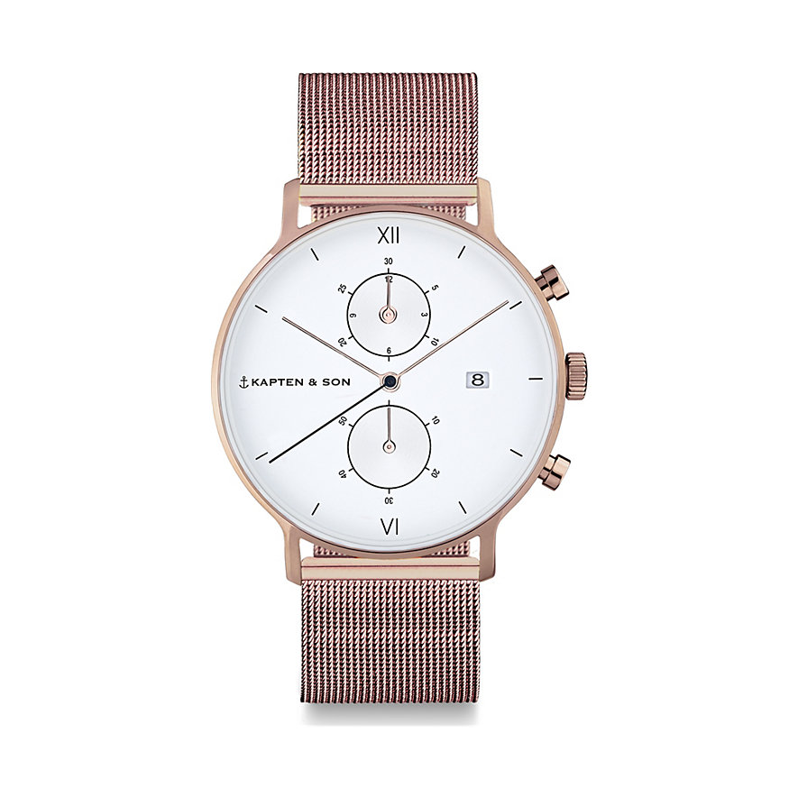 Kapten & Son Chronograph Mesh CD00A0725F22A Kapten & Son Chronograph Mesh CD00A0725F22A