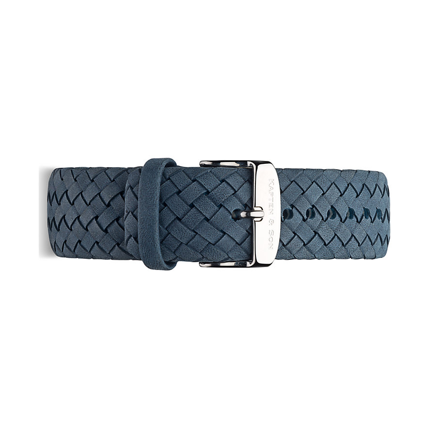 Kapten & Son Lederband Light Blue Woven BK03A1634F31A Kapten & Son Lederband Light Blue Woven BK03A1634F31A