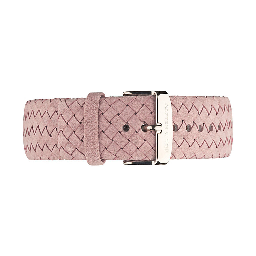Kapten & Son Lederband Rose Woven Campina 18 mm BK03A0931D12A Kapten & Son Lederband Rose Woven Campina 18 mm BK03A0931D12A
