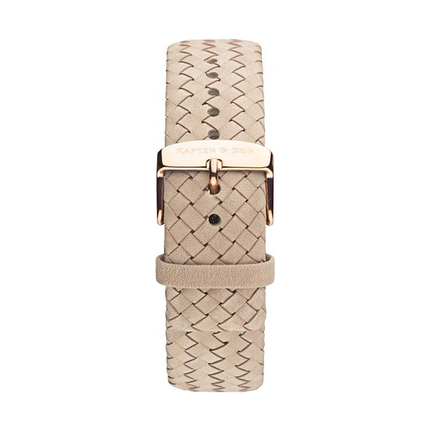 Kapten & Son Lederband Sand Woven Campina BK00A0937D12A Kapten & Son Lederband Sand Woven Campina BK00A0937D12A