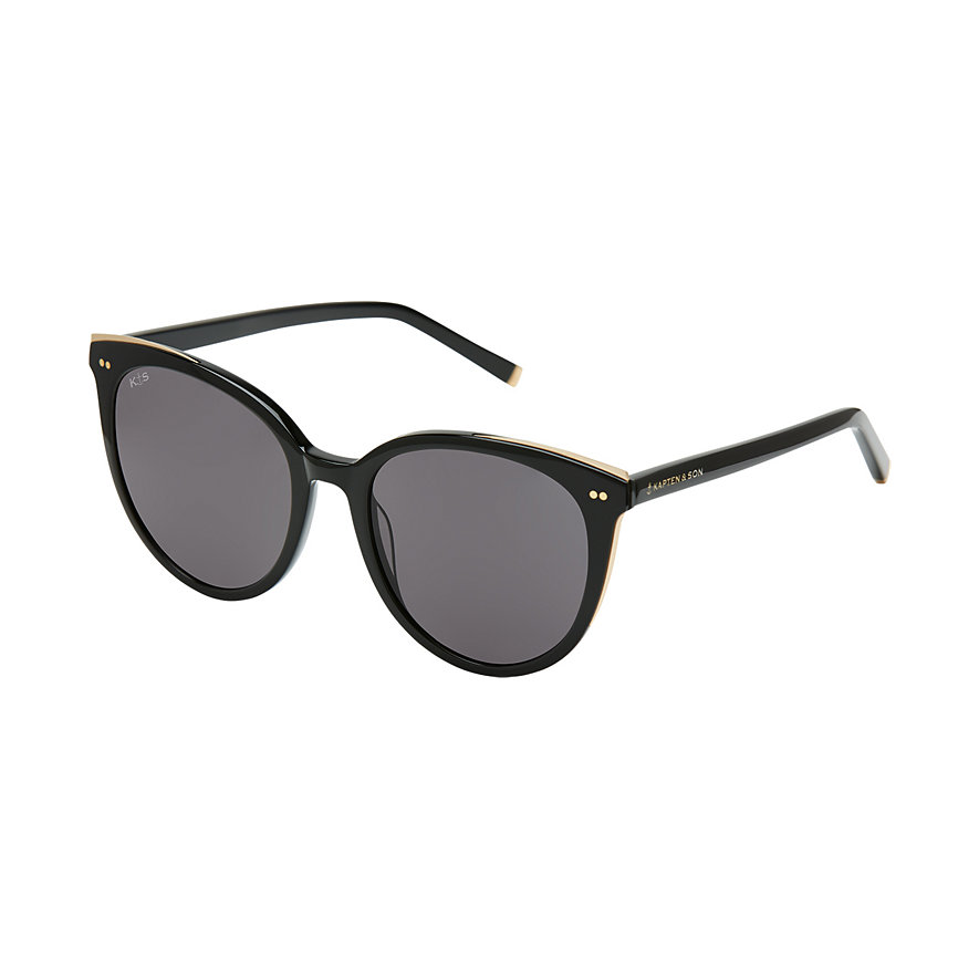 Kapten & Son Sonnenbrille Manhattan All Black KS10-BKG-SB Kapten & Son Sonnenbrille Manhattan All Black KS10-BKG-SB