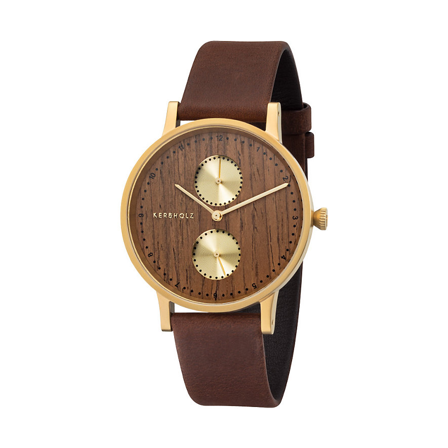 Kerbholz Damenuhr Clara Shining Wood WATMCLA5513 Kerbholz Damenuhr Clara Shining Wood WATMCLA5513