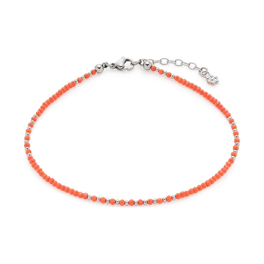 

Leonardo Bracelet cheville 18287 Acier inoxydable, Verre