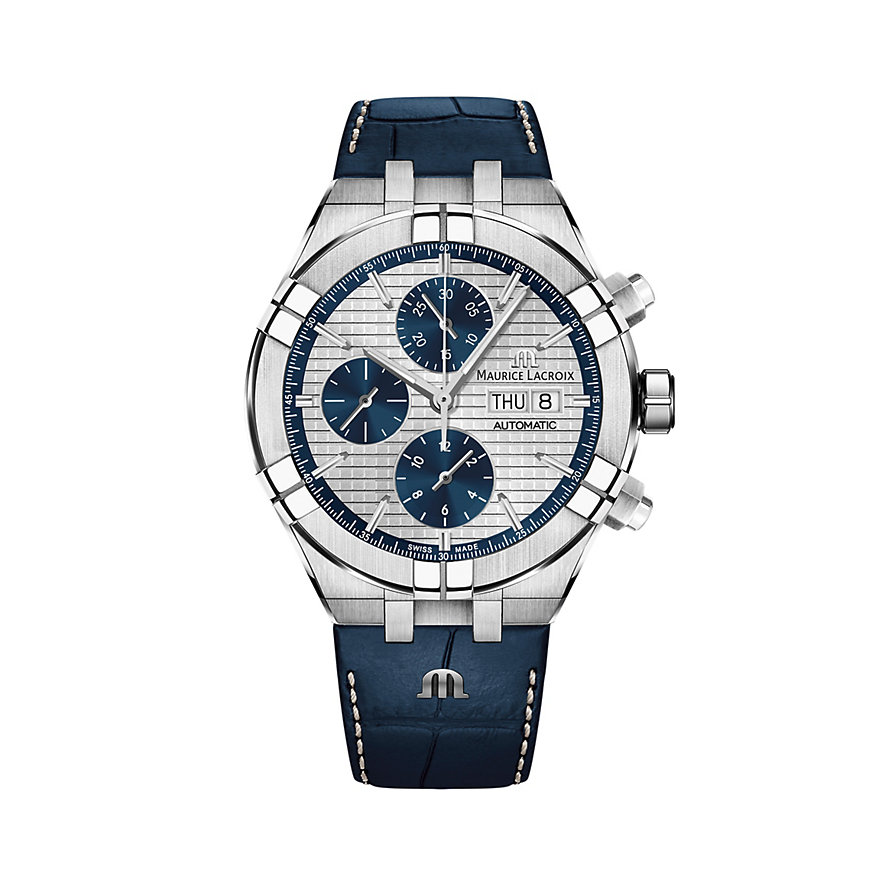 Maurice Lacroix Herrenuhr Aikon Chronograph Day Date AI6038-SS001-131-1