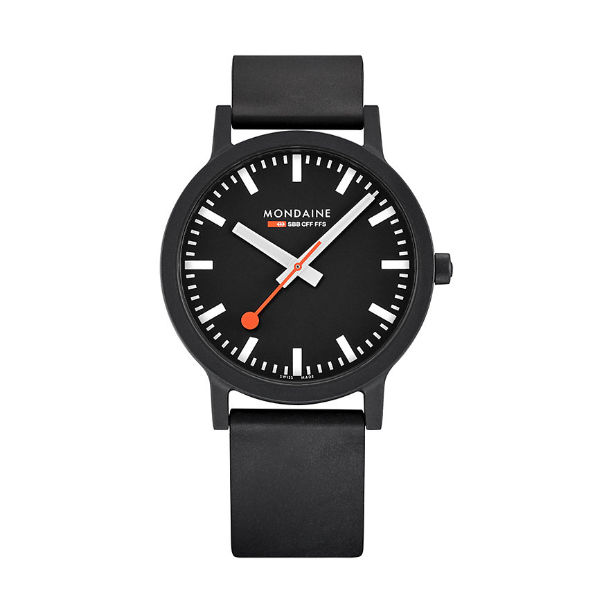 Mondaine Herrenuhr MS1.41120.RB Kunststoff