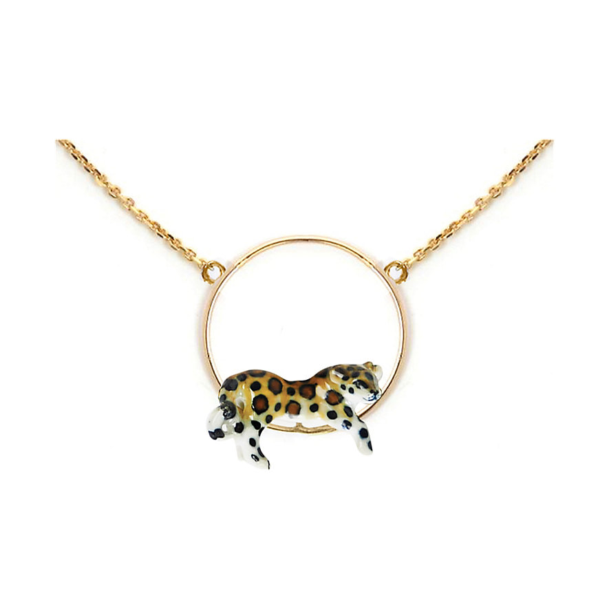 Nach Bijoux Kette Lying Leopard U149 Nach Bijoux Kette Lying Leopard U149