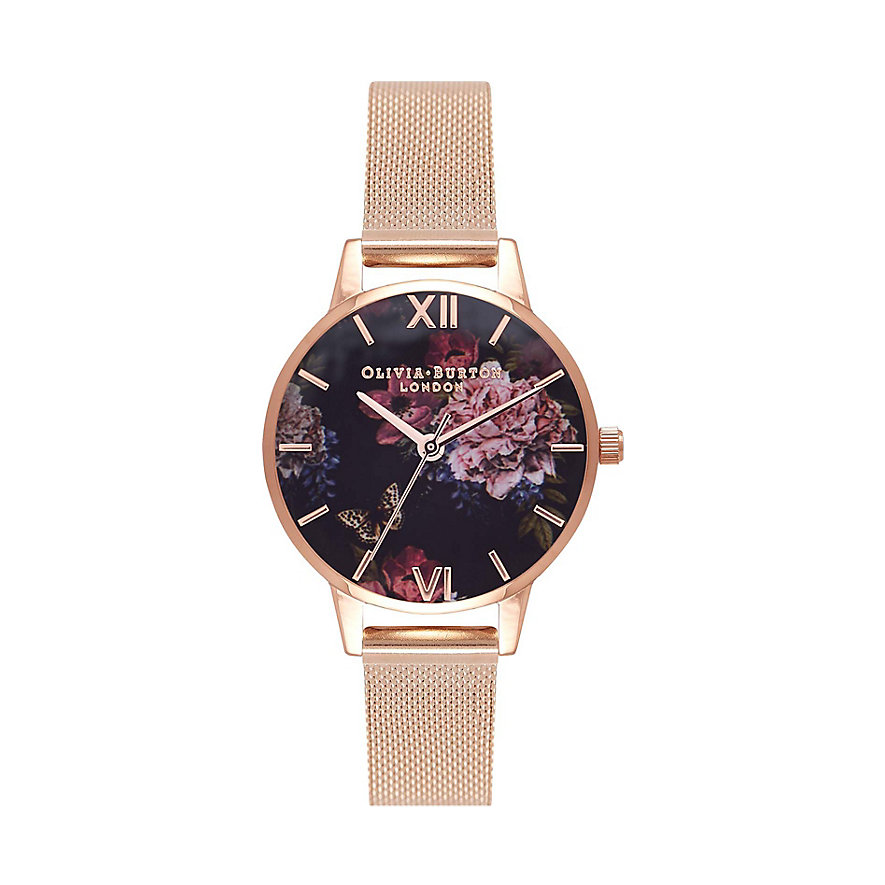 Olivia Burton Damenuhr Dark Bouquet OB16WG44 Olivia Burton Damenuhr Dark Bouquet OB16WG44