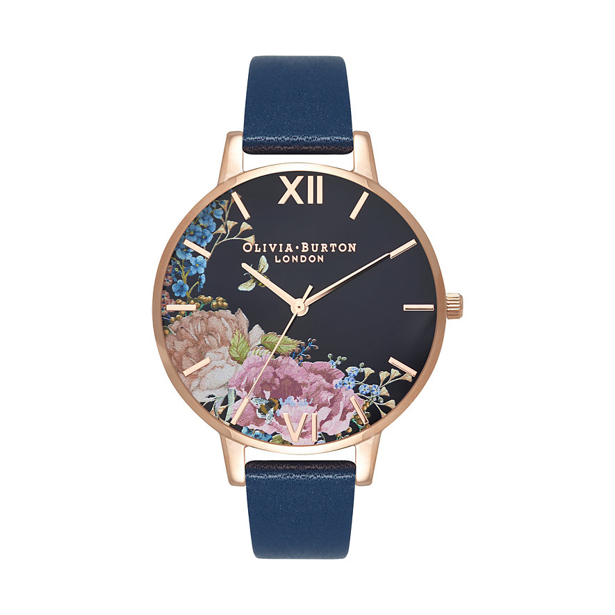 Olivia Burton Damenuhr Floral Midnight OB16EG102 Olivia Burton Damenuhr Floral Midnight OB16EG102
