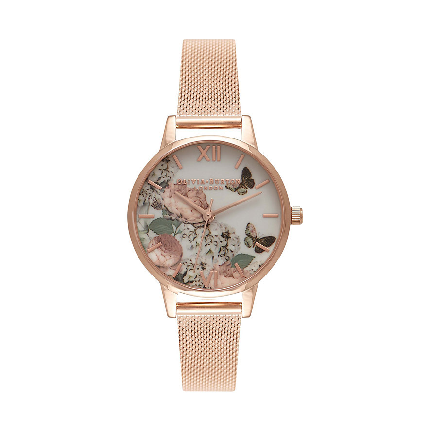 Olivia Burton Damenuhr Midi Rose Gold Mesh OB16FS91 Olivia Burton Damenuhr Midi Rose Gold Mesh OB16FS91