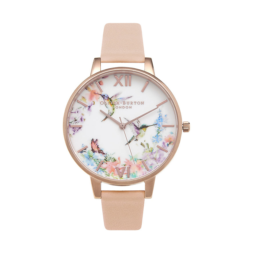 Olivia Burton Damenuhr Nude Peach & Rose Gold Humming OB15PP12 Olivia Burton Damenuhr Nude Peach & Rose Gold Humming OB15PP12