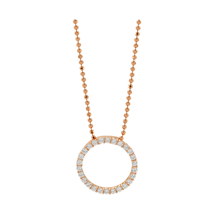 Sif Jakobs Jewellery Kette Biella SJ-P3120-CZ-RG Sif Jakobs Jewellery Kette Biella SJ-P3120-CZ-RG