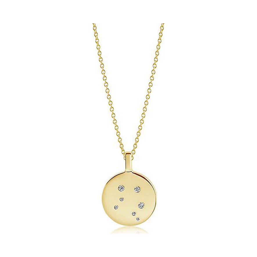 Sif Jakobs Jewellery Kette SJ-P1060-CZ(YG)/45 925er Silber rhodiniert