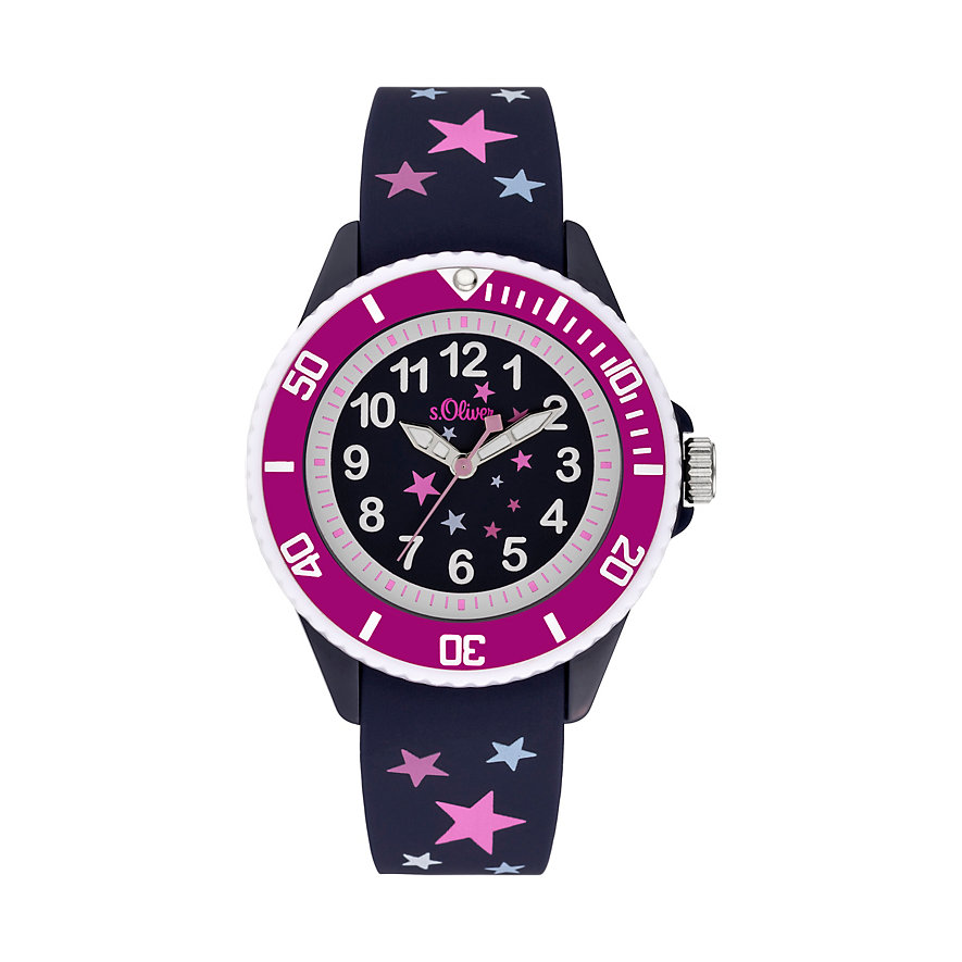 

s.Oliver Kinderuhr SO-3926-PQ Kunststoff
