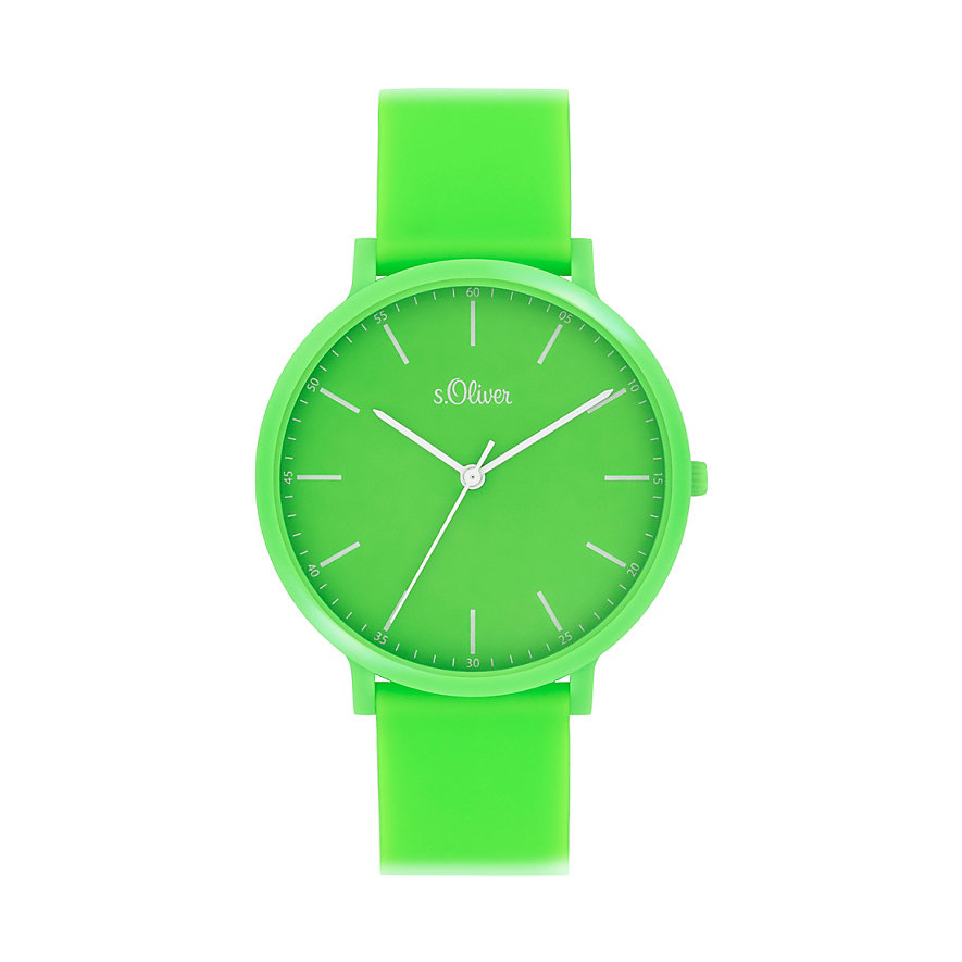 

s.Oliver Unisexuhr SO-4070-PQ Kunststoff